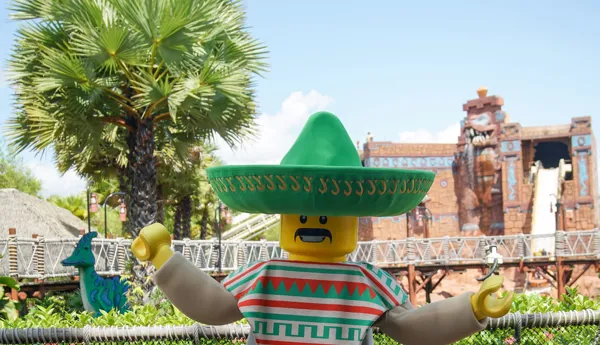 A LEGO Walking character at LEGOLAND Malaysia Resort